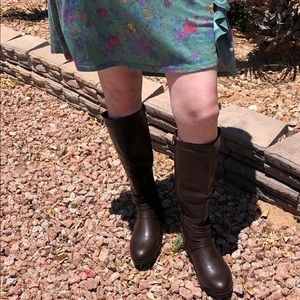 Last chance! Brown Knee High Boots - size 8.5